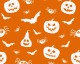 MP Polycotton Festive Pumpkins